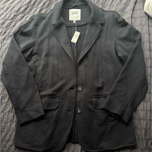 Aerie Fleece Blazer Shacket